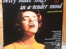 Betty Blake  - Sings in a Tender Mood - Spanish Pressing NM / FSR 2007
