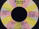 Rare Ohio Funk 45 WALLACE BROTHERS on WALBRO 