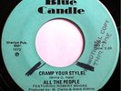 * ALL THE PEOPLE Cramp Your Style RARE MIAMI FUNK BREAKS Blue Candle 45 HEAR 