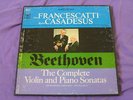 BEETHOVEN Comp. Sonatas FRANCESCATTI/ CASADESUS COLUMBIA ORIG 2-eye STEREO 4-LP