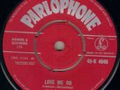 BEATLES Love Me Do Original 1962 Red Parlophone 45 ZTI in run out Vinyl Grooves
