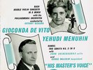 Bach, Handel Sonata - Gioconda de Vito, Yehudi Menuhin - HMV BLP 1046