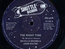 Neville Brown & John Wayne - The Right Time UK orig 12