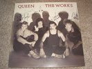 Queen - The Works LP Sleeve signed by all the Band