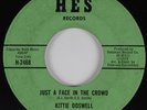 Crossover Soul 45 KITTIE DOSWELL Just A Face In The Crowd HES HEAR