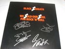 BLACK SABBATH - WE SOLD OUR SOUL FOR ROCK N ROLL - LP SLEEVE (SIGNED)
