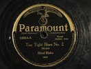 BLIND BLAKE PARAMOUNT 12824 BLUES 78 RPM RECORD V+ TOO TIGHT NO. 2 TOP