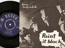THE ROLLING STONES PAINT IT BLACK DANISH PS+45 1966 EXPORT MOD FREAKBEAT R&B