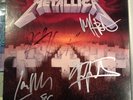 Metallica MASTER OF PUPPETS Rare Metal LP FULLY SIGNED Cliff Burton GORGEOUS