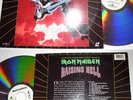 IRON MAIDEN Raising Hell RARE 1993 US LASER DISC LD 17-TRK  real live dead one