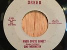 Gino Washington northern soul popcorn 45   When You're Lonely