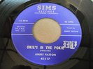 Jimmy Patton: Okie's In The Pokie 45 - SIMS - Rockabilly - HEAR IT