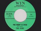 Classic NYC White DooWop GEMS Night Is Over/Nursery Rhymes WIN 701 M- HEAR BOTH