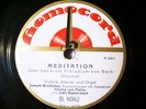 78rpm HOMOCORD - JOSEF WOLFSTHAL Violin+Piano+Organ - HARD TO FIND 