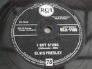 ELVIS PRESLEY I GOT STUNG / ONE NIGHT RARE 78 RPM RECORD *C*
