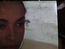 signed sade lp stronger than pride with love from
