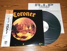 CORONER R.I.P. LP ORG Japan White Label OBI Rare RIP MEKONG DELTA ATHEIST