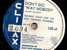 78 RPM RARE 12 INCH JAZZ ON BLUE NOTE CLIMAX 105 / EE=