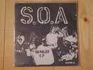 S.O.A. - State of Alert - No Policy EP - Henry Rollins - Dischord - original....