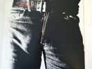 Rolling Stones Sticky Fingers w/real zipper by Andy Warhol