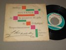 TRES RAR DISQUE 45T SP OFFERT A L OLYMPIA 1961 JOHNNY HALLYDAY MADAME SOUVENIR