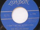 THE ROLLING STONES Satisfaction  ORIG 1965 BLUE LABEL Canada 45 Vinyl