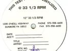METALLICA Kill 'Em All 10-track promo double LP TEST PRESSING