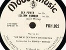 78 RPM SIDNEY TORCH sea power etc emi mood music library FDH.022 10
