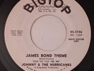 Surf Mod JOHNNY & THE HURRICANES James Bond Theme ((HEAR)) WL Promo BIGTOP 45