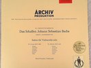 JS BACH - SUITES FOR CELLO SOLO N°.3 & 4 - PIERRE FOURNIER - RED STEREO ARCHIV