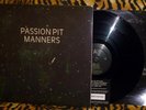 Passion Pit Manners LP 2009 French Kiss Original With Insert OOP NM Near Mint