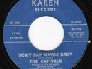 Northern Soul 45 - the Capitols on Karen 1536 - 
