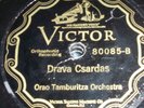 ORAO TAMBURITZA ORCHESTRA: DANUBE CSARDAS' - VICTOR 1920 78RPM