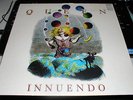 QUEEN INNUENDO UK LP AND INNER - FACTORY SAMPLE STICKER. 1991