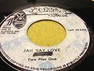TWO PLUS ONE.JAH  SAY  LOVE/VERSION.CONGO  RECORDS.  PROPER ROOTS 