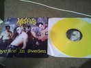 Misfits Psychos in Sweden Yellow Marbled Vinyl