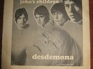 JOHN'S CHILDREN Desdemona SCARCE UK TRACK RECORDS PICTURE SLEEVE FOR 7