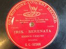 10” RED G&T–E.CARUSO-IRIS Serenata-78 rpm - GC 52368