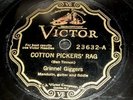 Grinnel Giggers 78 rpm Victor 23632 Cotton pickers'  Rag Rare String band