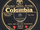 Paul Ash Orch  on Columbia 1616-D   Exc