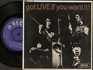 THE ROLLING STONES EXPORT EP 45+PS 1965 UNBOXED SDE 7502 MOD FREAKBEAT