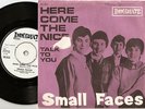 SMALL FACES HERE COMES THE NICE DANISH PS+45 1967 MOD FREAKBEAT PSYCH IMMEDIATE