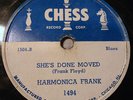 Harmonica Frank 78 Chess Record Blues She's Done Moved Howlin Tomcat Frank Floyd