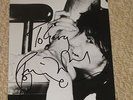 ROLLING STONES -RONNIE WOOD LOVE YOU LIVE ANDY WARHOL  SIGNED FROM LP LAUNCH