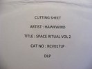 Hawkwind Space Ritual Vol 2 rare White Label Test Press Unplayed + Cut Sheet