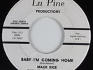 R&B Soul 45 MACK RICE Baby I'm Coming Home LU PINE DJ HEAR