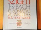 SZIGETI - Bach: 6 Sonatas & Partitas Solo Violin Vanguard 3 LP BOX BG 627/9