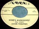 JUNIOR THOMPSON Who's Knocking 45 Rare & Killer 1st Press Tune Rockabilly Listen