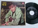 ELVIS PRESLEY 45 EP  I NEED YOU SO  HARDCOVER ITALIAN 1957
