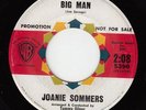 JOANIE SOMMERS Big Man NM PROMO popcorn soul mod 45 on WB HEAR